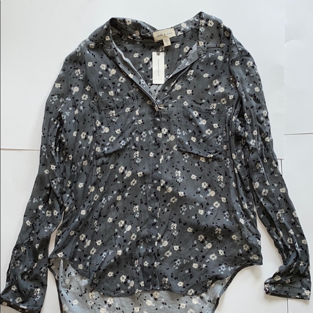 CLOTH & STONE BUTTON DOWN TOP